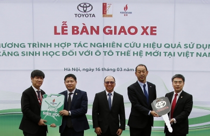  Toyota Việt Nam cùng đại học Bách Khoa Hà nội triển khai dự án nghiên cứu hiệu quả sử dụng nhiên liệu sinh học